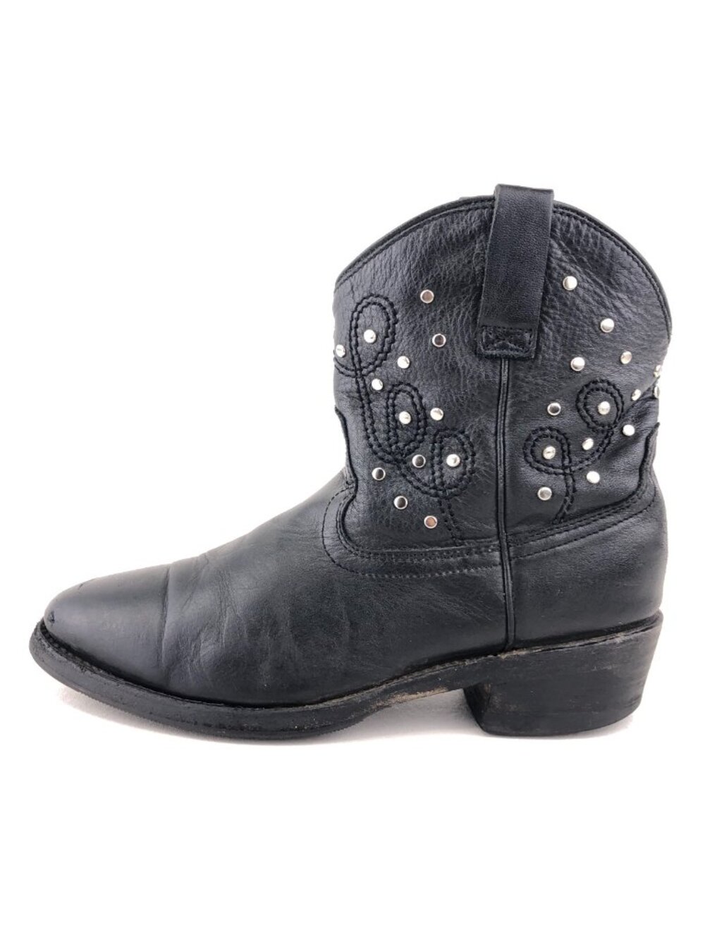 Miz Mooz Cozumel Leather Studded Ankle Boots